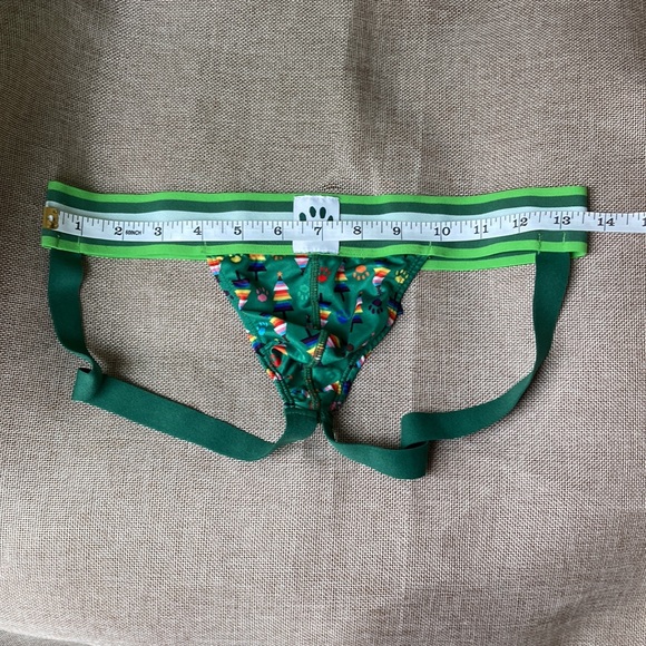 Gay pride, rainbow, jockstrap, Christmas tree, paw print size small new - Picture 9 of 10